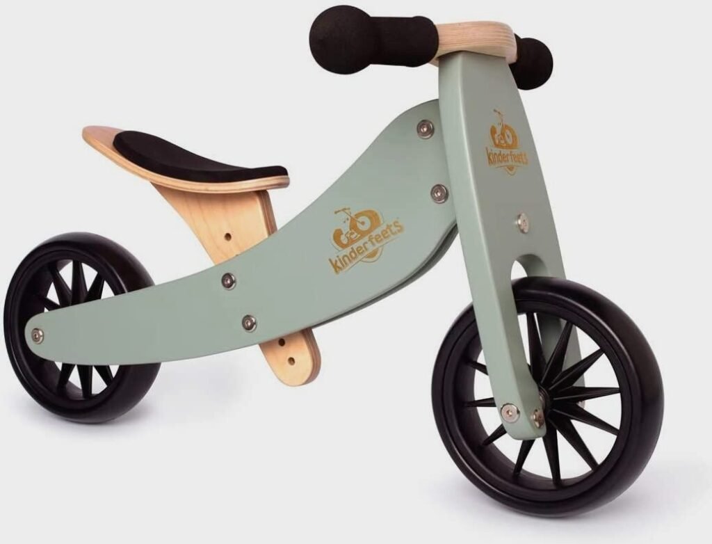 Kinderfeets TinyTot Plus 2-in-1 Wooden Balance Bike